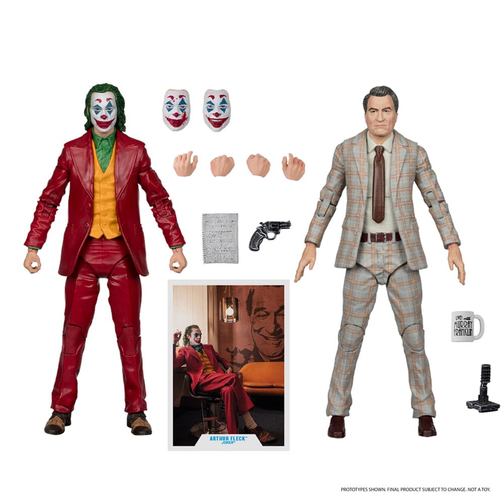 DC Comics - Joker DC Multiverse (Joker Movie) Deluxe Colllector Action Figure - The Joker (Live with Murray Franklin) Limited Edition