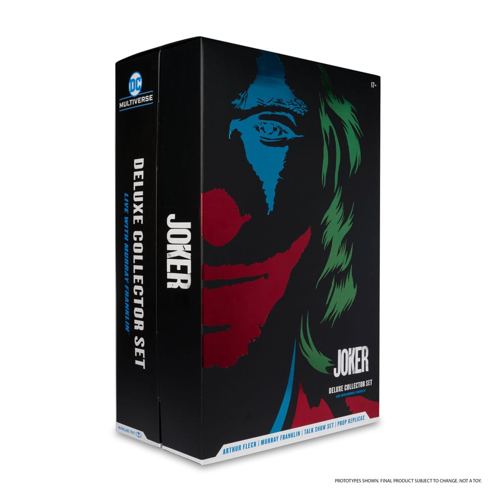 DC Comics - Joker DC Multiverse (Joker Movie) Deluxe Colllector Action Figure - The Joker (Live with Murray Franklin) Limited Edition