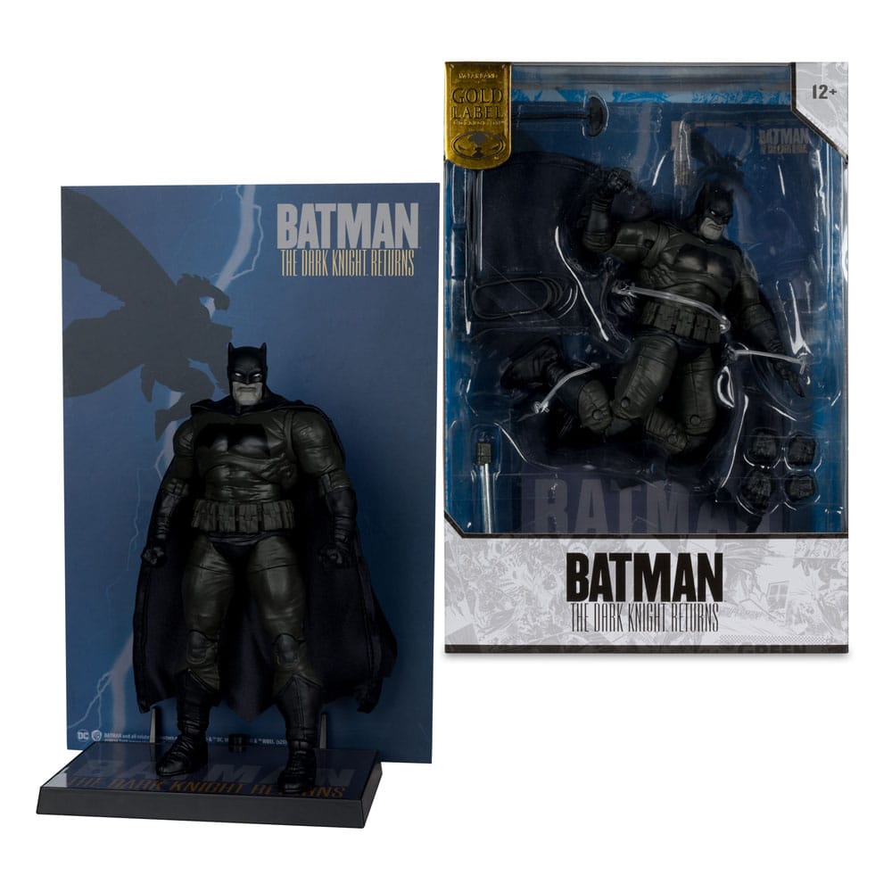 DC Comics - DC Multiverse McFarlane Cover Recreations Action Figure - Batman (Batman: The Dark Knight Returns #1) (Gold Label)