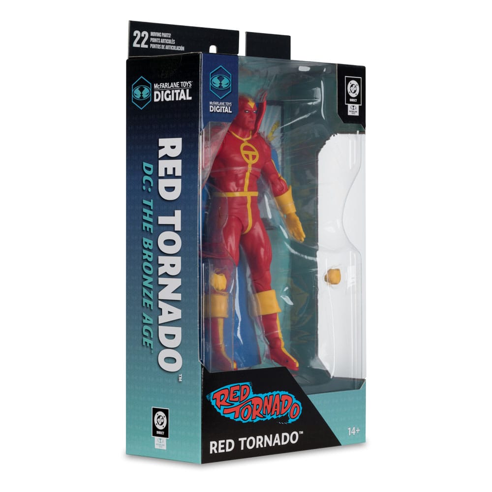 DC Direct McFarlane Toys Digital Action Figure Red Tornado (Bronze Age) 18 cm