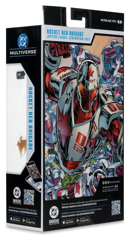 Justice League: Generation Lost DC Multiverse Action Figure Rocket Red Brigade 18 cm