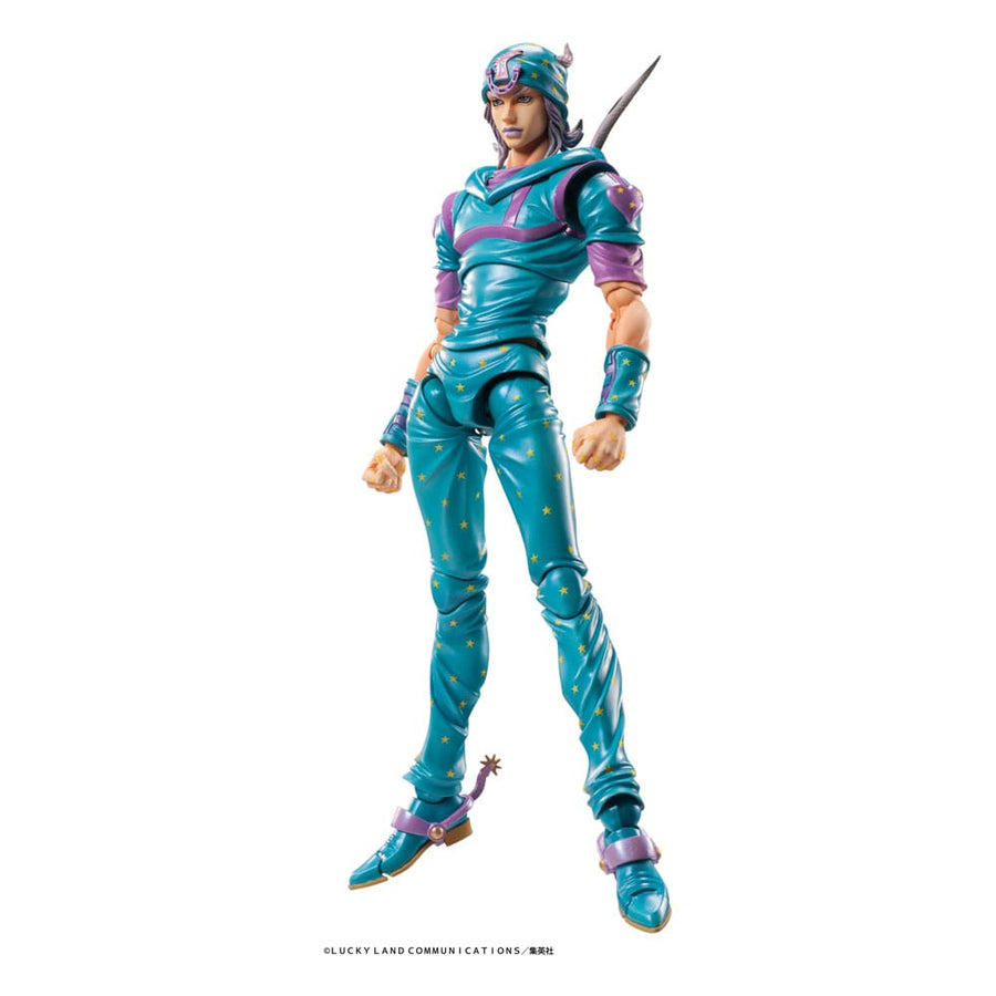 JoJo's Bizarre Adventure Part7 Steel Ball Run Super Action Action Figure Chozokado Gyro Zeppeli Third 16 cm