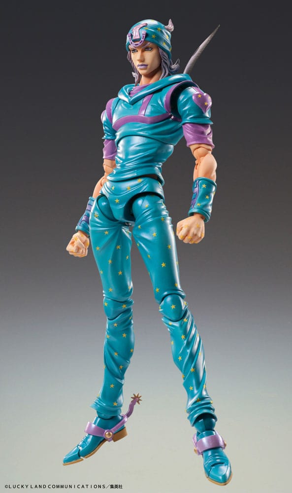 JoJo's Bizarre Adventure Part7 Steel Ball Run Super Action Action Figure Chozokado Gyro Zeppeli Third 16 cm