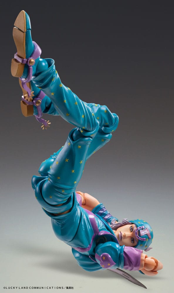 JoJo's Bizarre Adventure Part7 Steel Ball Run Super Action Action Figure Chozokado Gyro Zeppeli Third 16 cm