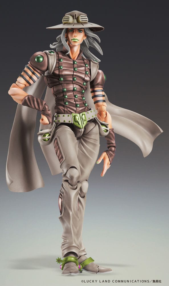 JoJo's Bizarre Adventure Part7 Steel Ball Run Super Action Action Figure Chozokado Johnny Joestar Second 15 cm