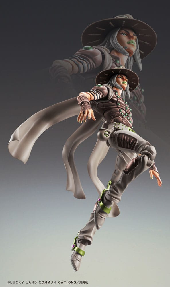 JoJo's Bizarre Adventure Part7 Steel Ball Run Super Action Action Figure Chozokado Johnny Joestar Second 15 cm