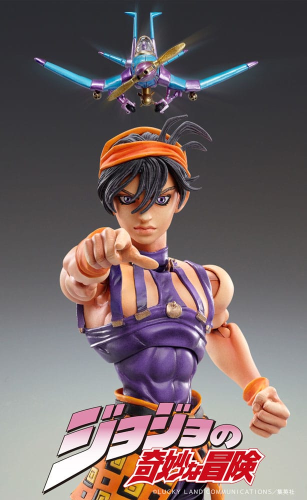 JoJo's Bizarre Adventure Part 5: Golden Wind Action Figure Chozokado Narancia Ghirga & As 15 cm