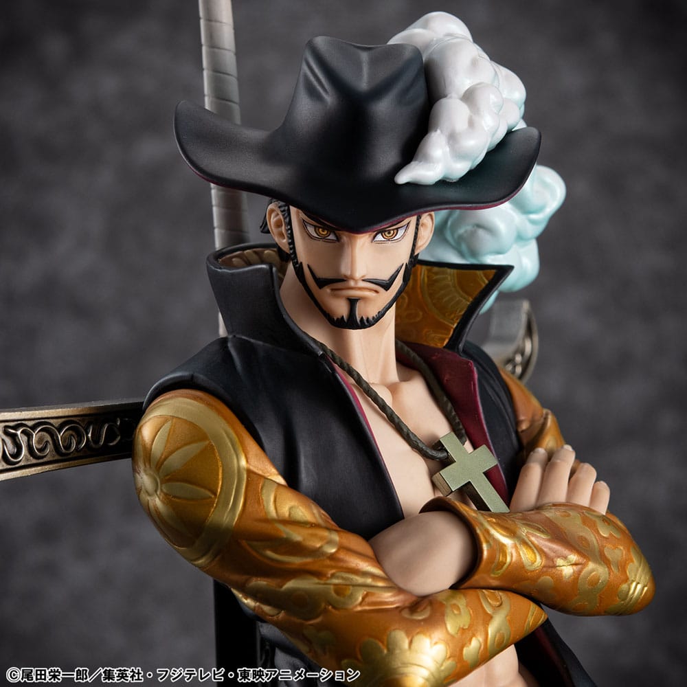 One Piece P.O.P SA-MAXIMUM PVC Statue Hawk Eye Dracule Mihawk Ver. R 29 cm