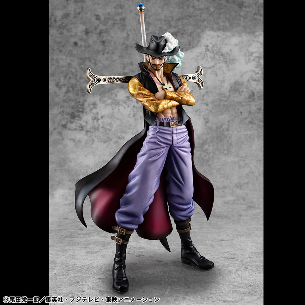 One Piece P.O.P SA-MAXIMUM PVC Statue Hawk Eye Dracule Mihawk Ver. R 29 cm