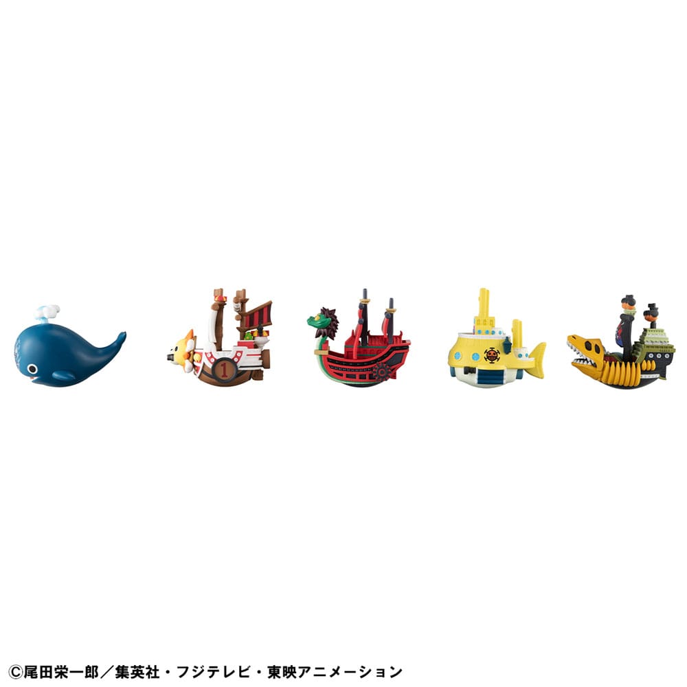 One Piece Yuracolle Series Trading Figure 5-Pack Grand Line Vol. 2 6 cm