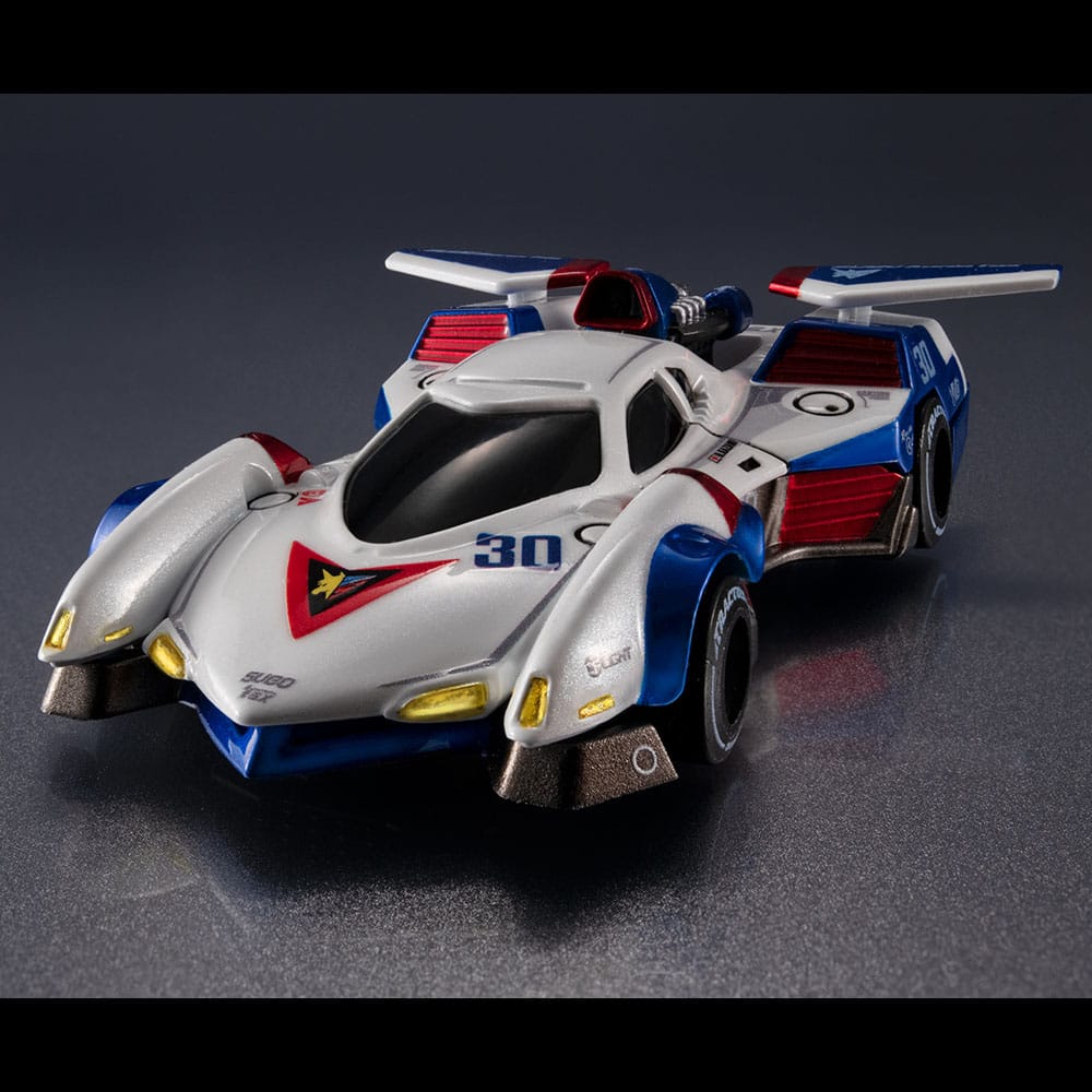 Future GPX Cyber Formula Vehicles 3-Pack Asurada G.S.X & Albatrander 602 & Aoi Superion GT Set Heritage Edition 7 cm