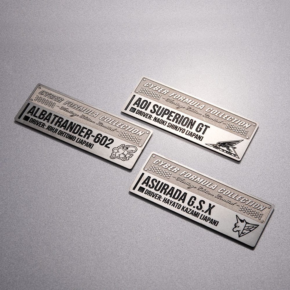 Future GPX Cyber Formula Vehicles 3-Pack Asurada G.S.X & Albatrander 602 & Aoi Superion GT Set Heritage Edition 7 cm