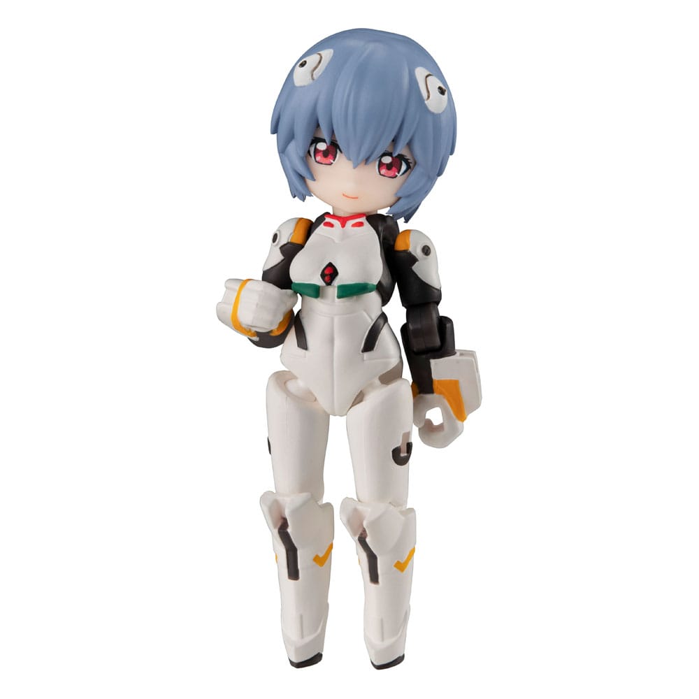 Evangelion Desktop Army Figures Ayanami Rei & Evangelion No. 0 (Kai) 15 cm