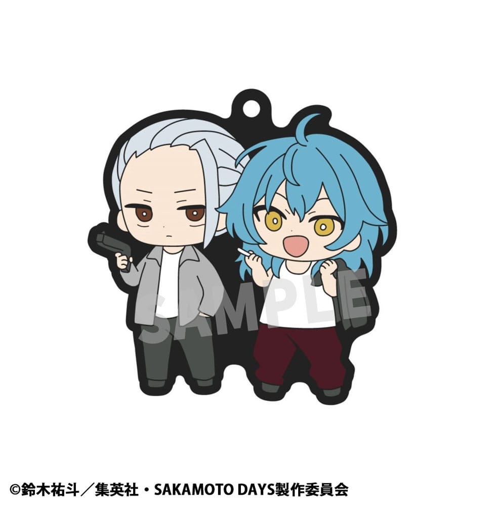 Sakamoto Days Rubber Mascot Buddycolle Rubber Charms Vol. 2 7 cm Assortment (6)