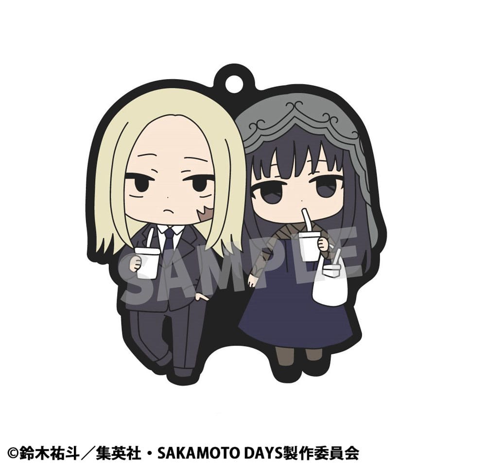 Sakamoto Days Rubber Mascot Buddycolle Rubber Charms Vol. 2 7 cm Assortment (6)