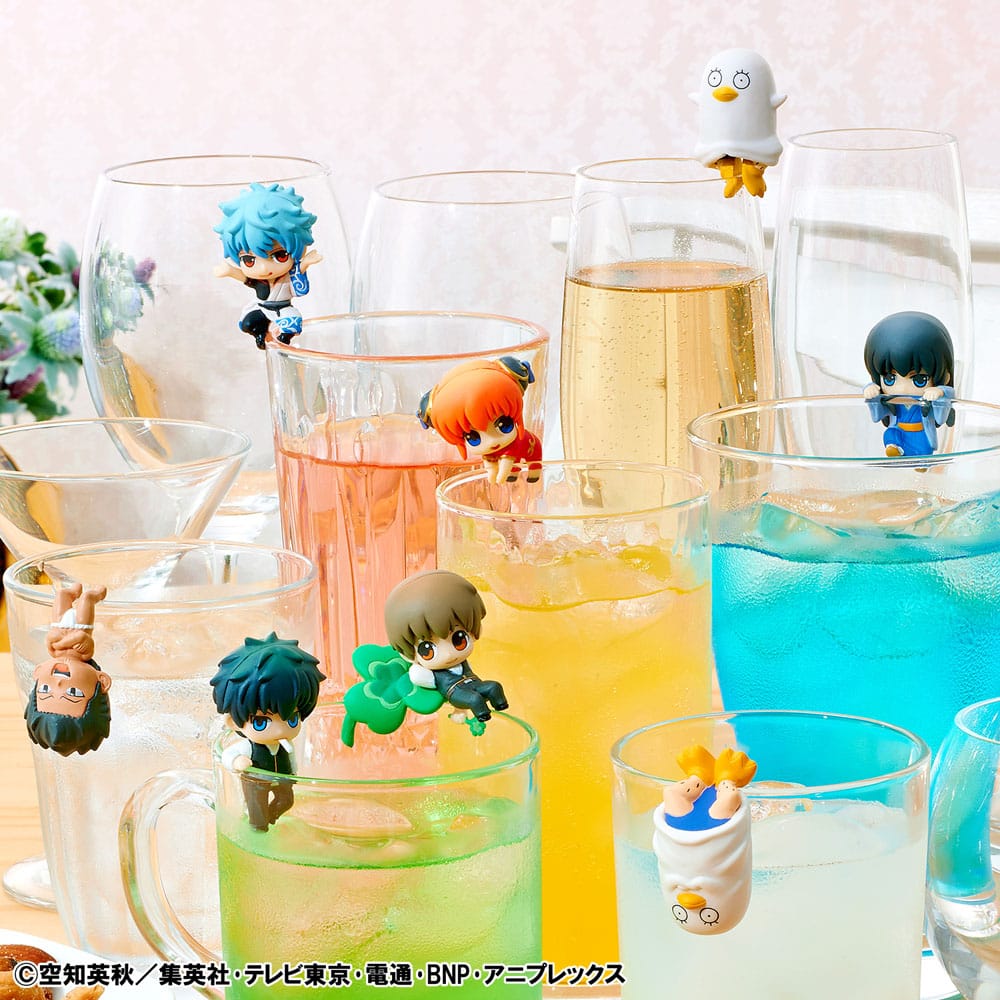 Gintama Ochatomo Series Trading Figure What about a cup of tea 5 cm Assortment (8)