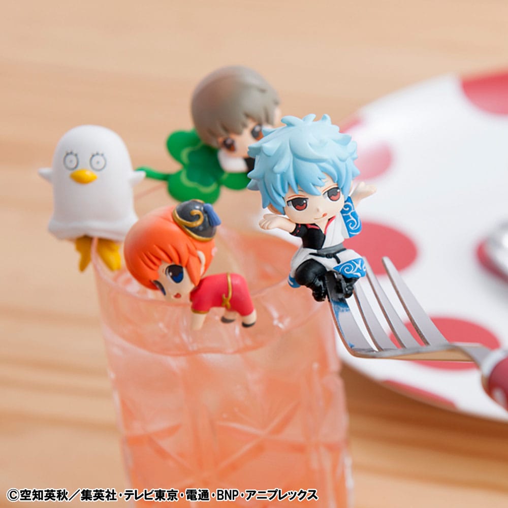 Gintama Ochatomo Series Trading Figure What about a cup of tea 5 cm Assortment (8)