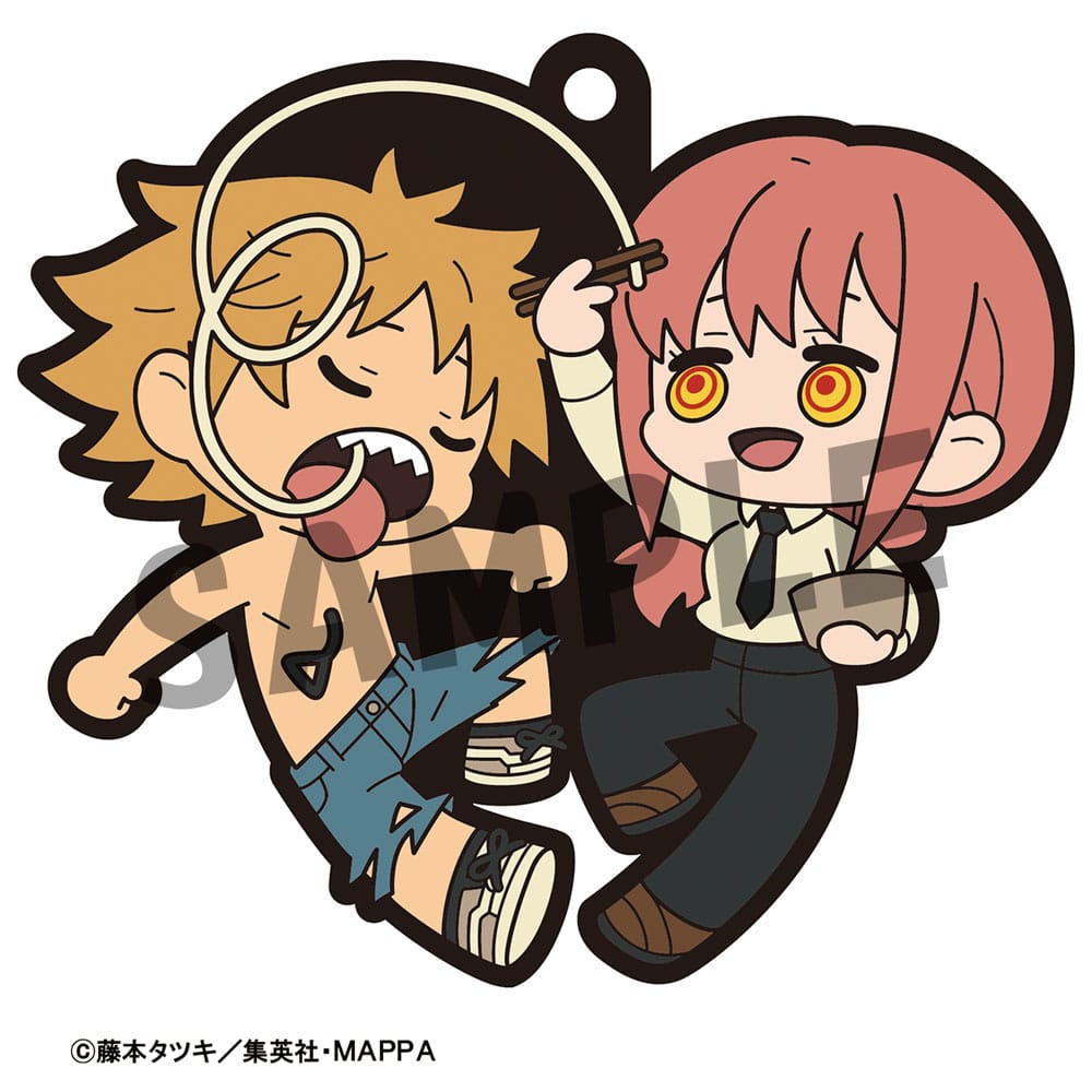 Chainsaw Man Rubber Mascot Buddycolle Rubber Charms 6 cm Assortment (6)