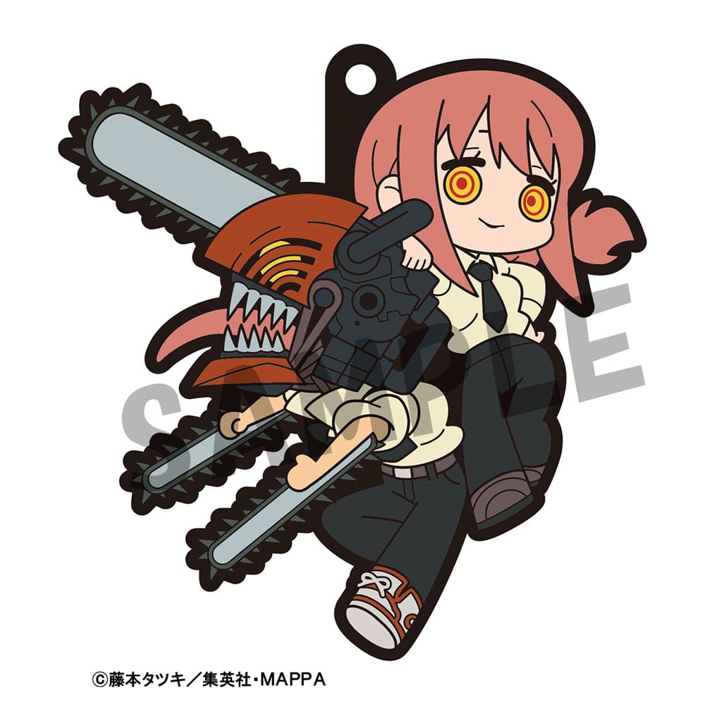 Chainsaw Man Rubber Mascot Buddycolle Rubber Charms 6 cm Assortment (6)