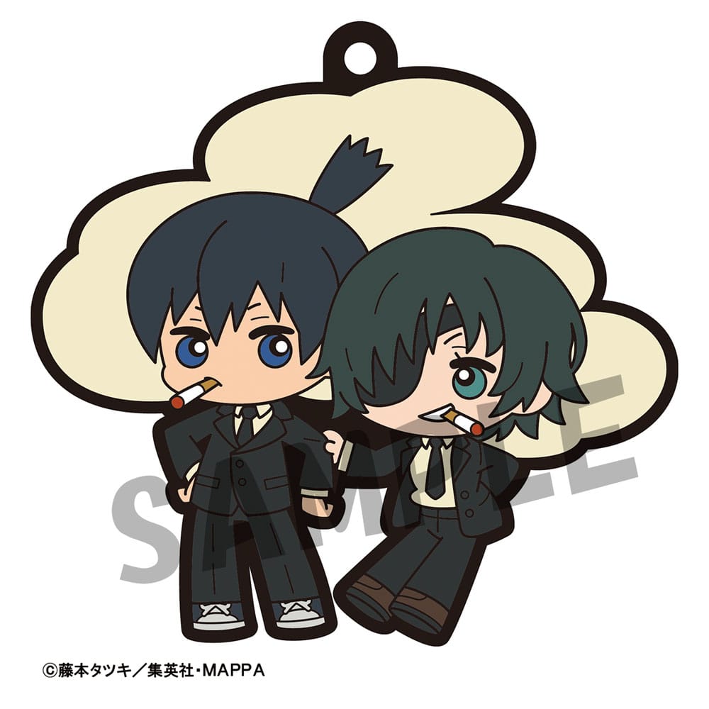 Chainsaw Man Rubber Mascot Buddycolle Rubber Charms 6 cm Assortment (6)