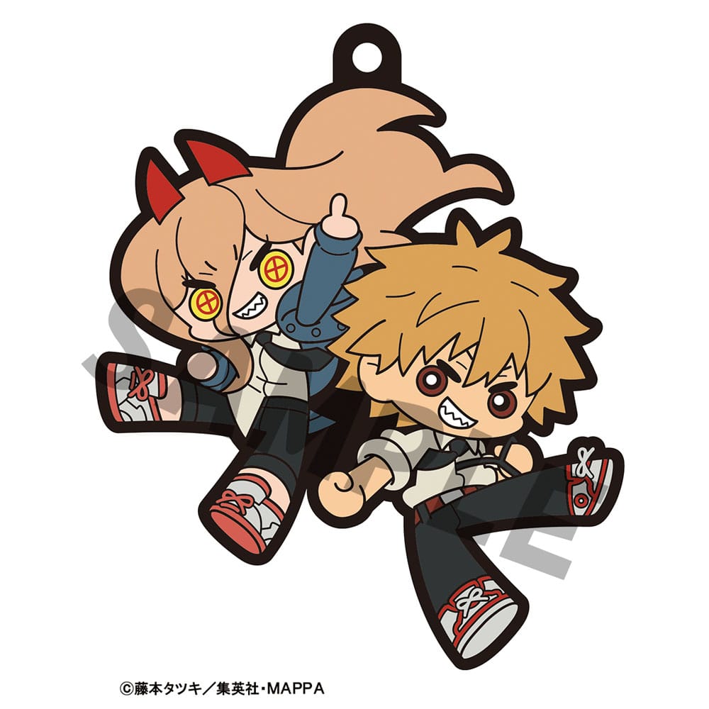 Chainsaw Man Rubber Mascot Buddycolle Rubber Charms 6 cm Assortment (6)