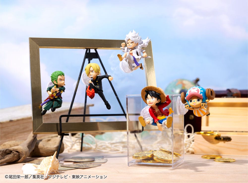 One Piece Tobimasu Trading Figure 5 cm Blind Box Assortment (6)