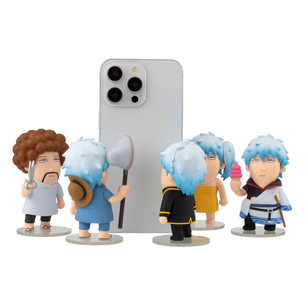 Gintama Trading Figures 6-Pack Gintama We love Ginsan 10 cm Blind Box (with gift)