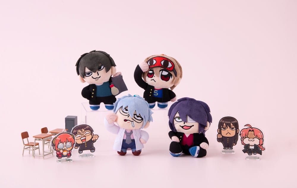 Mr. Ginpachi´s Zany Class x Okawabukubu Youth Plush Keychain Toshiro Hijikata 12 cm