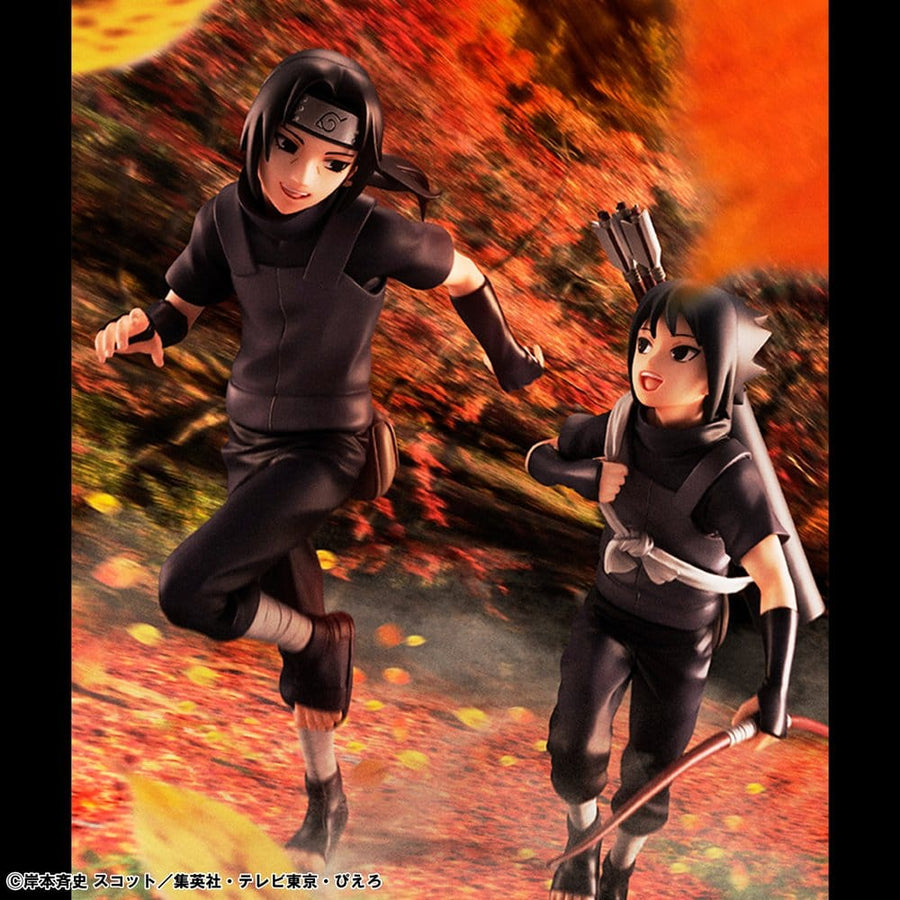 Naruto Shippuden G.E.M. Series PVC Figures 2-Pack Itachi Uchiha & Sasuke (Repeat)