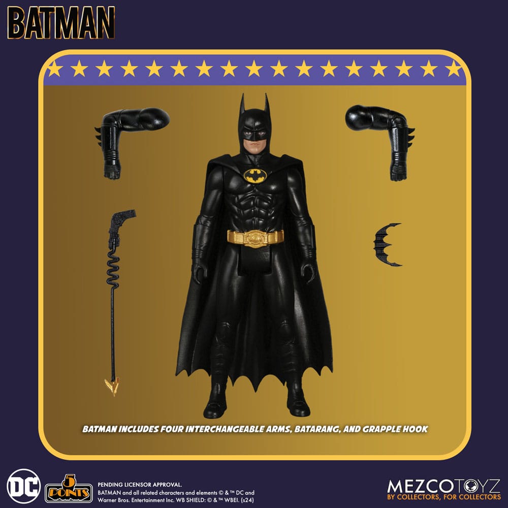 DC Comics - Batman (1989) 5 Points Action Figures - 9 cm Assortment (24)