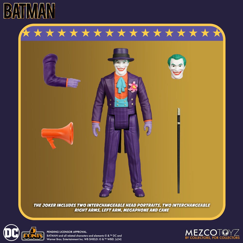 DC Comics - Batman (1989) 5 Points Action Figures - 9 cm Assortment (24)