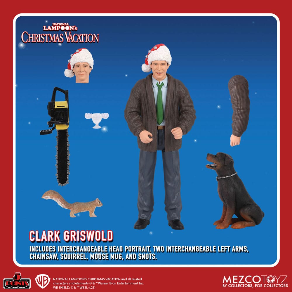 National Lampoon's Christmas Vacation 5 Points Action Figures 10 cm Style 2 Assortment (18)