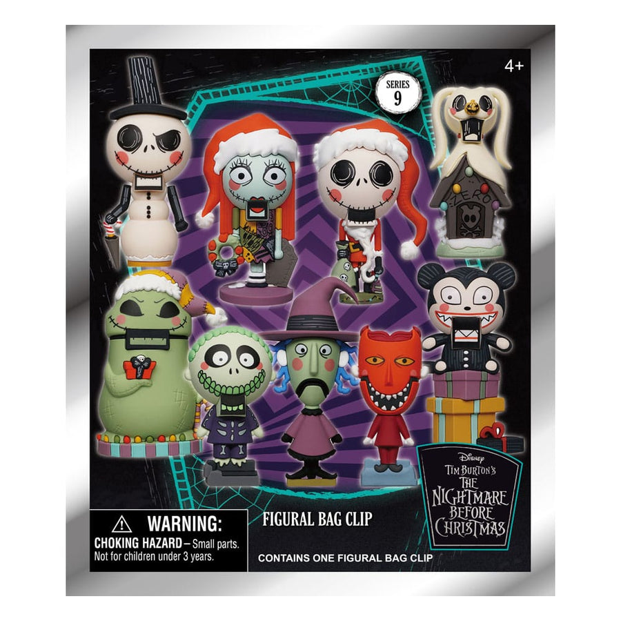 Nightmare Before Christmas 3D PVC Bag Clips  Glow in the Dark Series 9 Display (24)