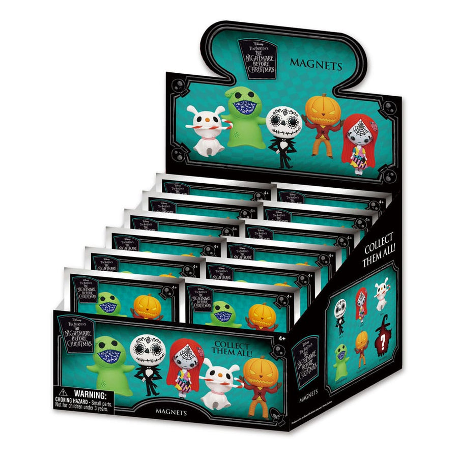 Nightmare before Christmas magnets blind pack Series 2 Display (12)