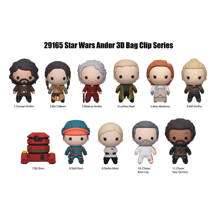 Star Wars 3D Foam Bag Clips Andor Display (24)