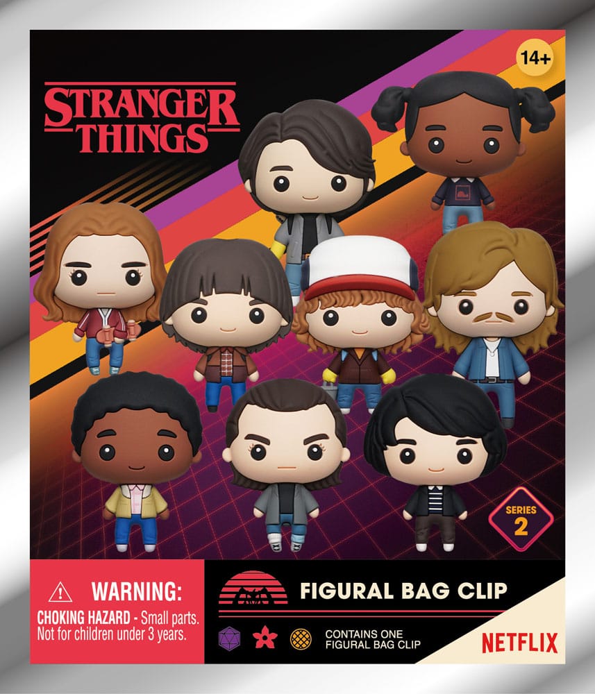 Stranger Things 3D PVC Bag Clips Series 2 Display (24)