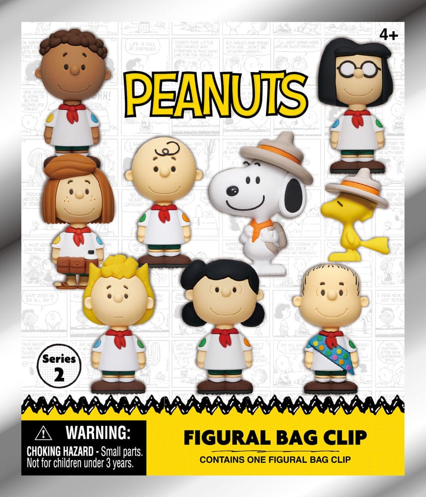 Peanuts 3D PVC Bag Clips Snoopy Series 2 Display (24)