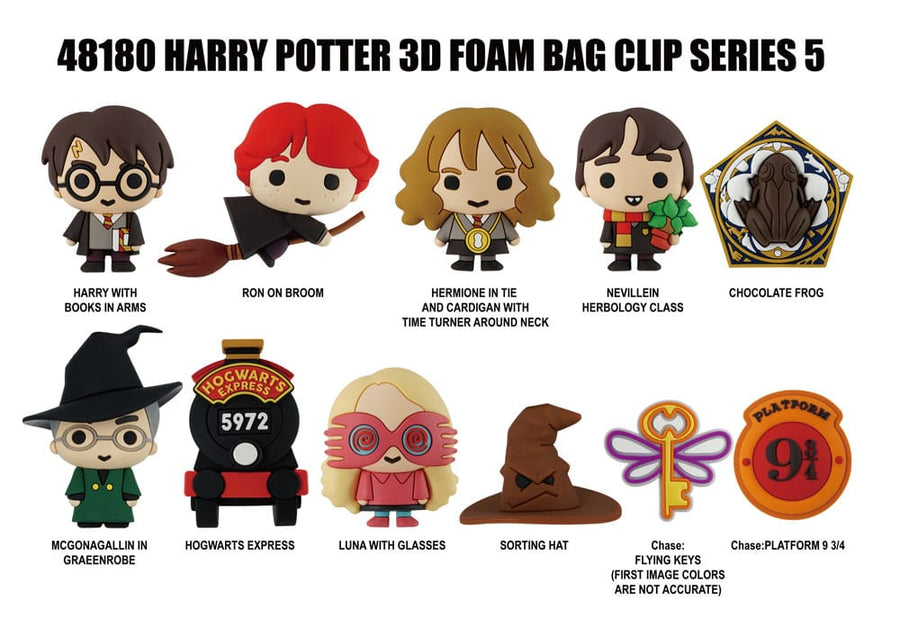 Harry Potter 3D PVC Bag Clips Series 5 Display (24)
