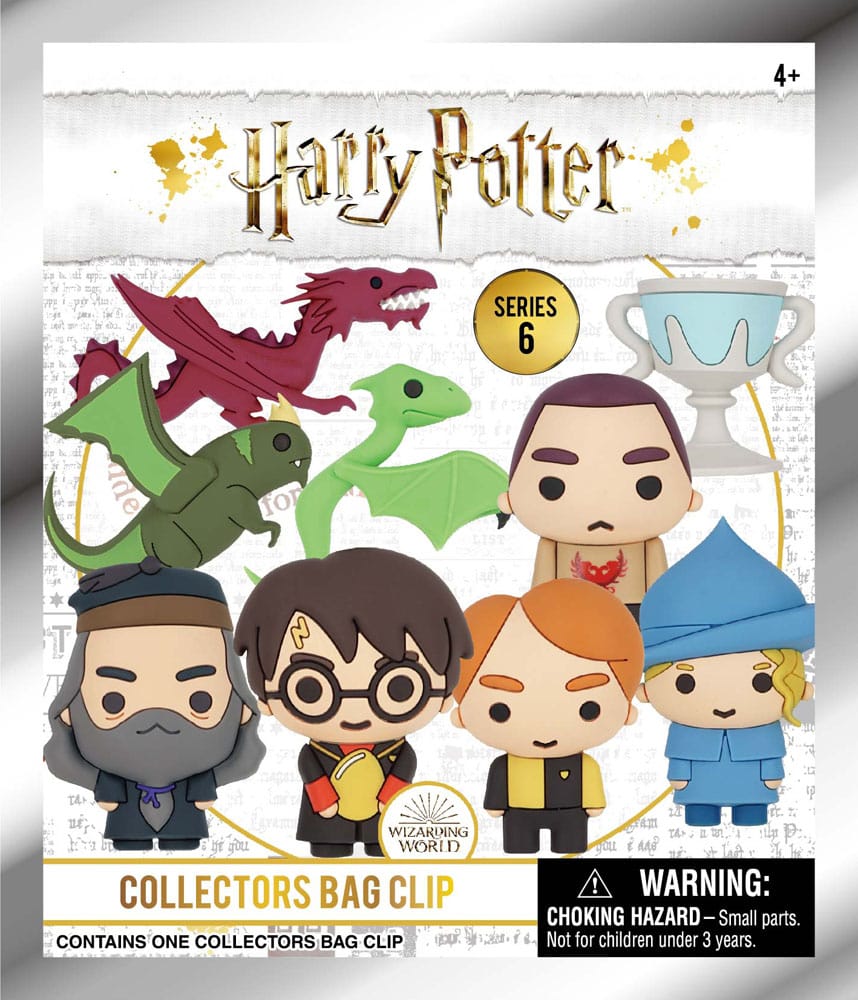 Harry Potter 3D PVC Bag Clips Series 6 Display (24)