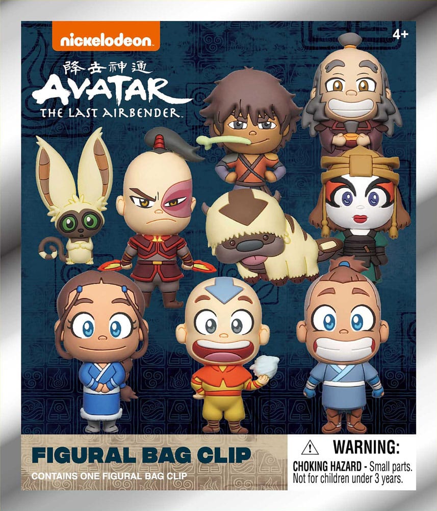 Avatar: The Last Airbender 3D PVC Bag Clips Series 1 Display (24)