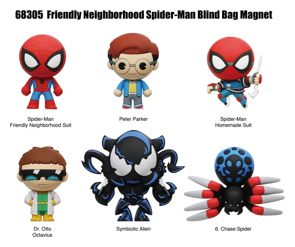 Spider-Man Magnets blind pack Display (12)