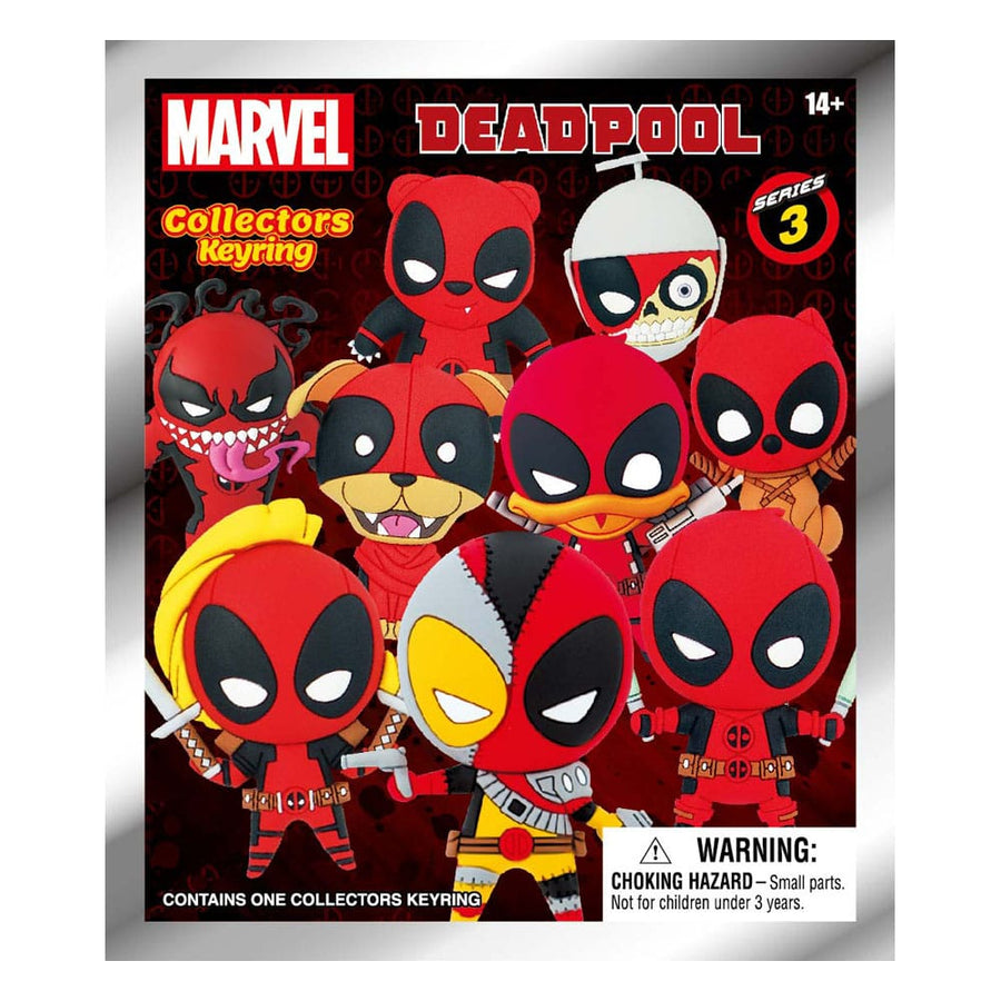 Marvel PVC Bag Clips Deadpool Serie 3 Display (24)