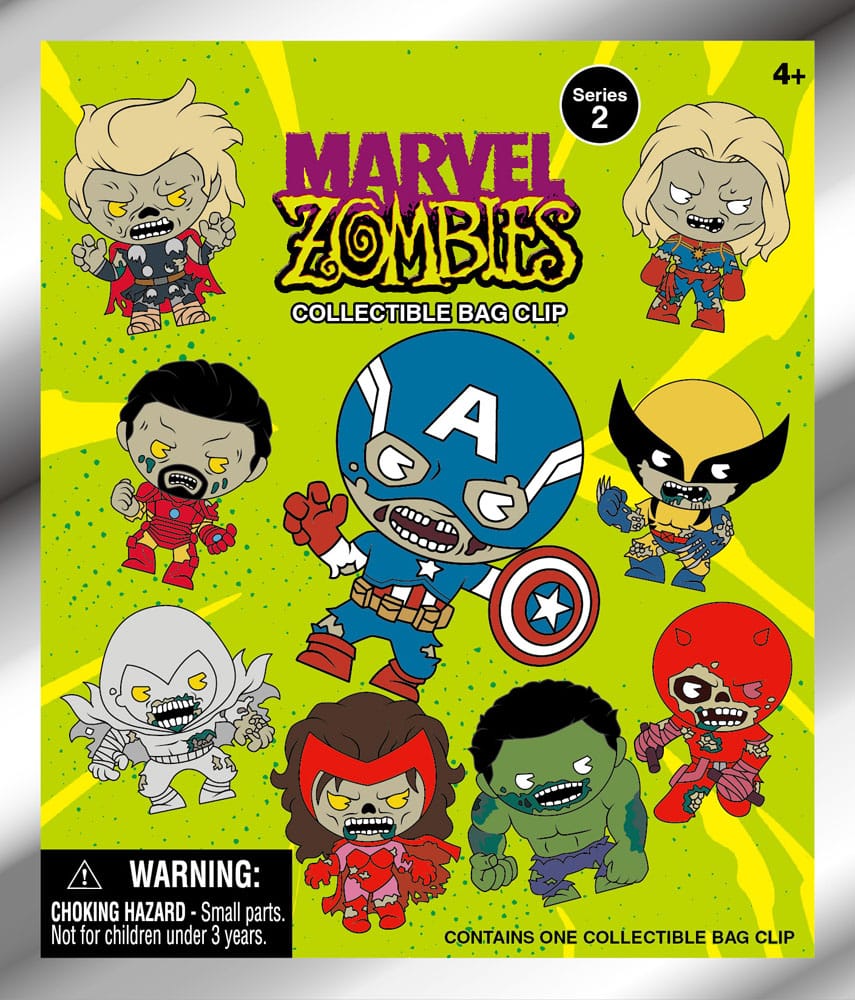 Marvel PVC Bag Clips Series 2 Zombies Display (24)