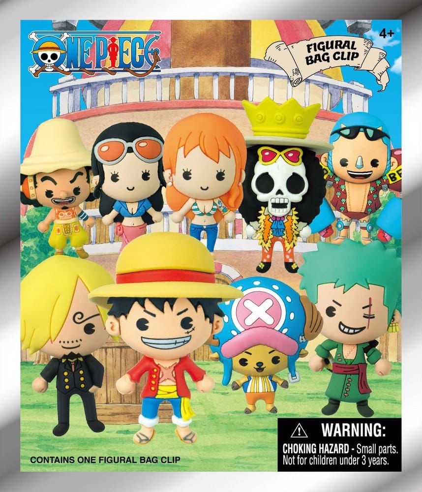 One Piece 3D Foam Bag Clips Serie 1 Display (24)