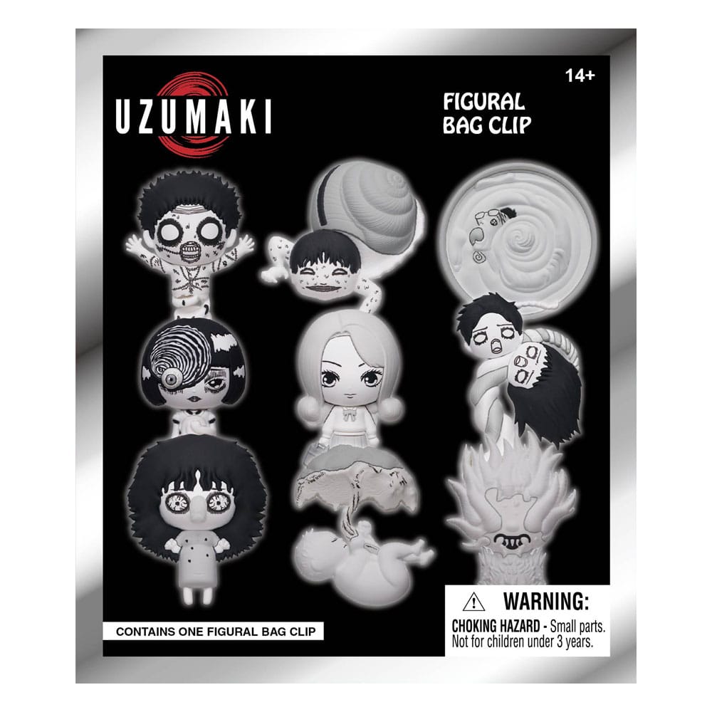 Uzumaki 3D PVC Bag Clips Series 1 Display (24)