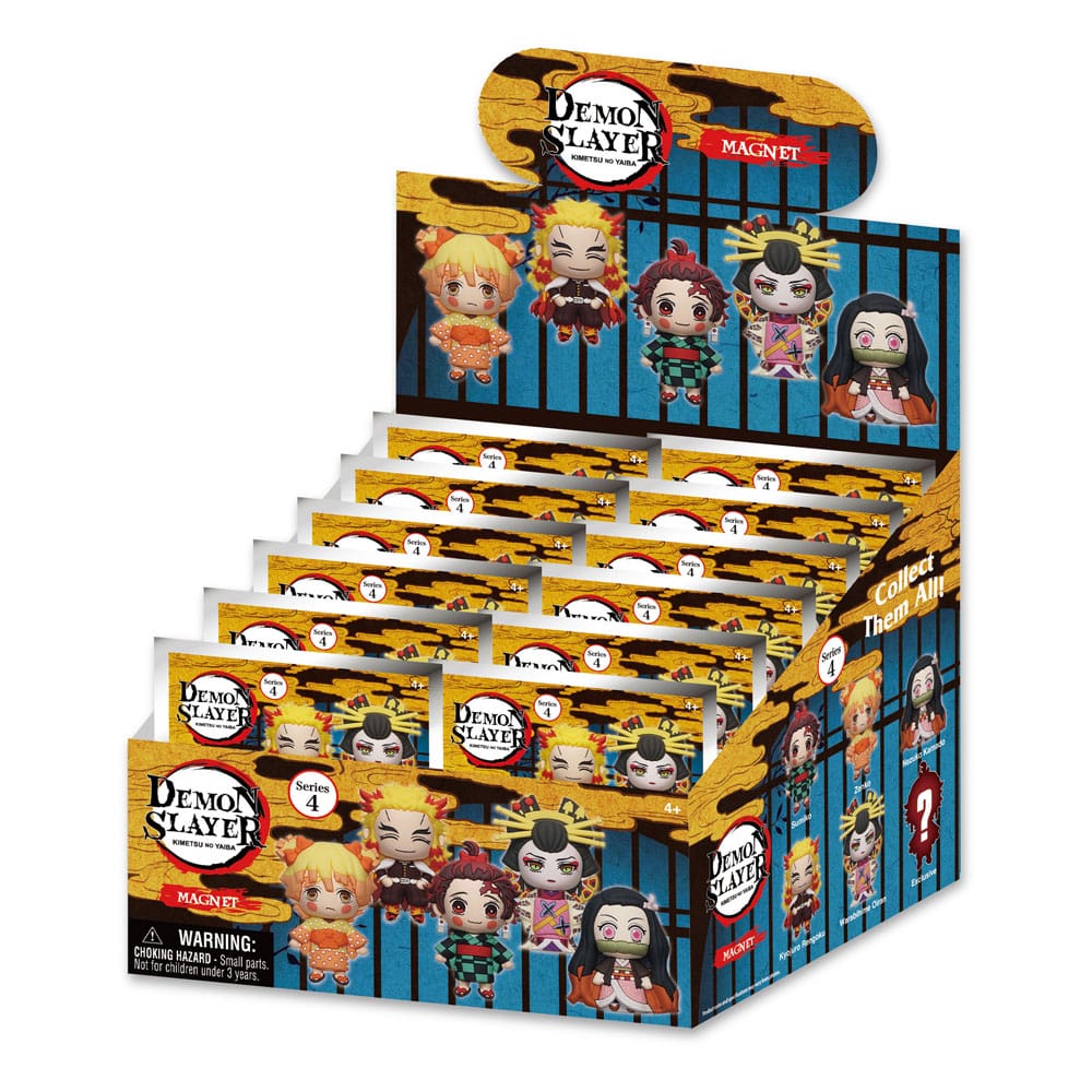 Demon Slayer Magnets blind pack Series 4 Display (12)