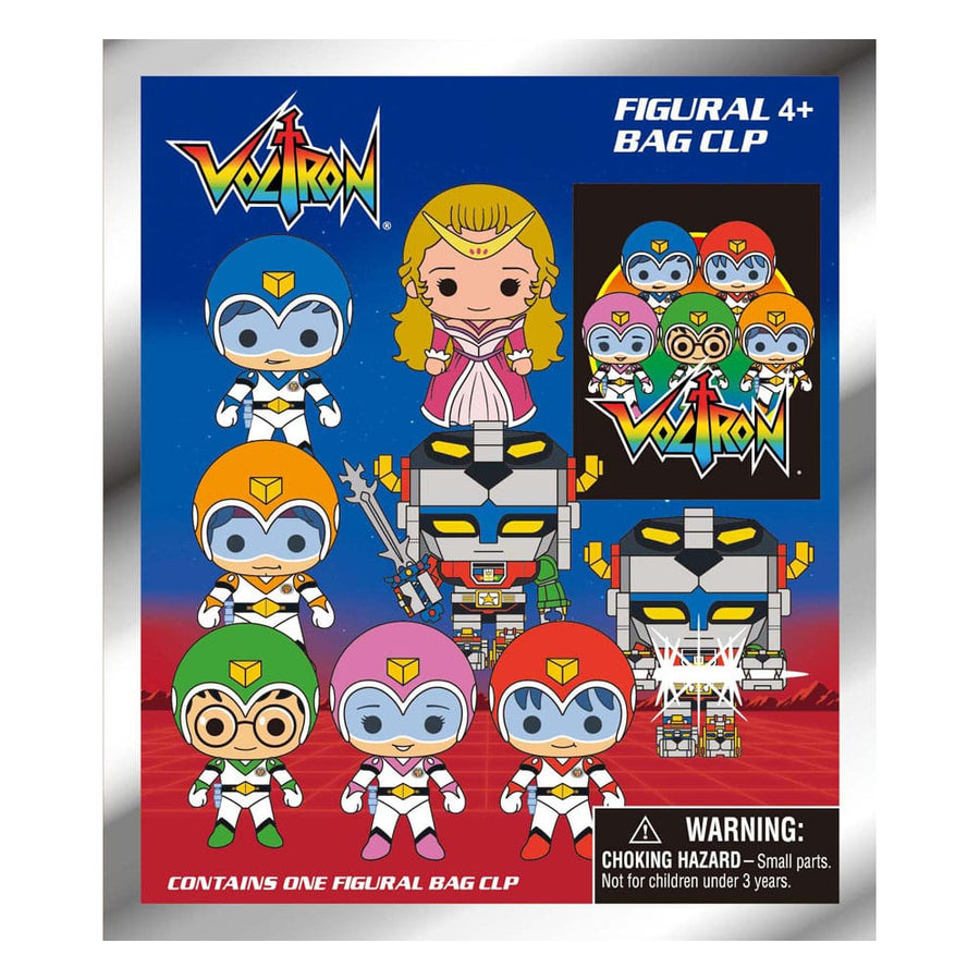 Voltron 3D PVC Bag Clips 40th Anniversary Display (24)