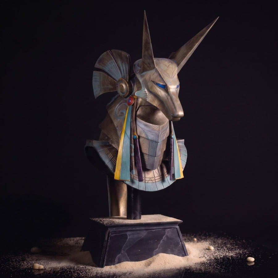 Stargate Desktop Replica Helmet Replica Jackal Guard Helmet Anubis 15 cm