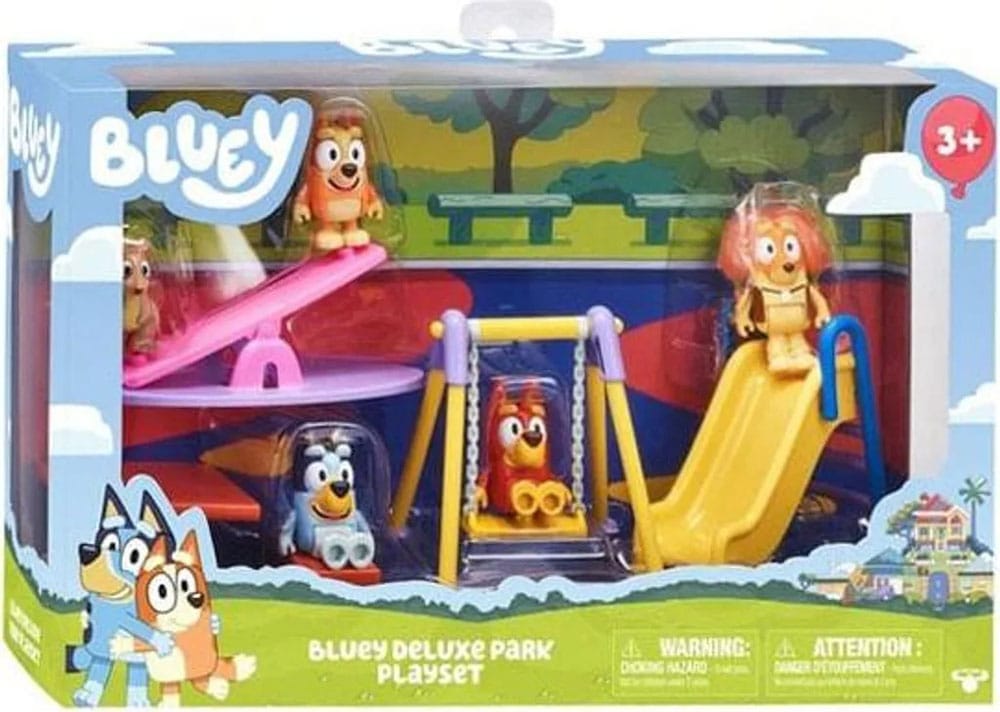 Bluey Mini Figure Playset Bluey Deluxe playground