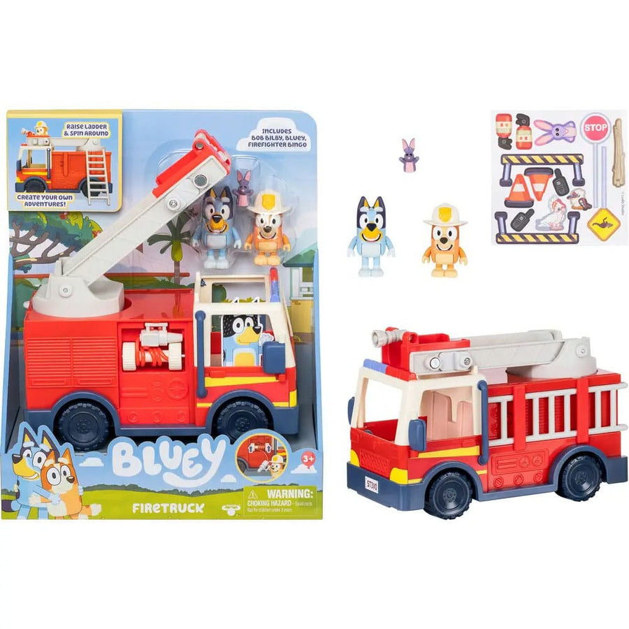 Bluey Mini Figure Playset Bluey Firedruck